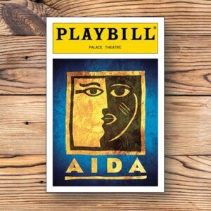 Aida Playbill‎ Broadway Musical Refrigerator Fridge Locker Tool Box Magnet